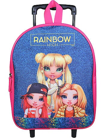 Boekentas op wieltjes Rainbow High voor kleuters – 32 cm – CMP