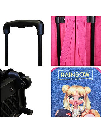 Boekentas op wieltjes Rainbow High voor kleuters – 32 cm – CMP