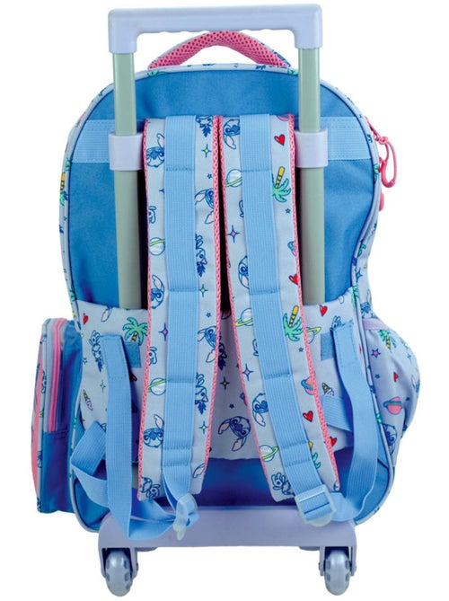 Boekentas op wieltjes Stitch Vodoo Lilo & Stitch 46 cm met 2 vakken - Kiabi