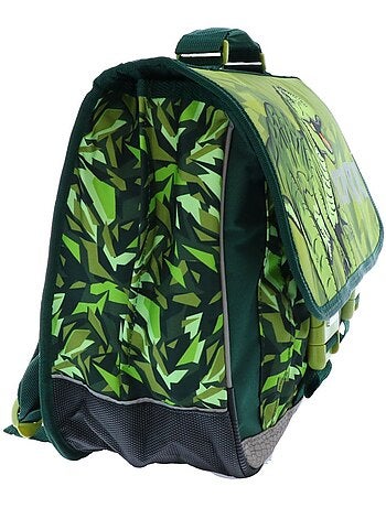 Boekentas polyester bedrukt Dinosaurus T-Rex KID'Z BAG
