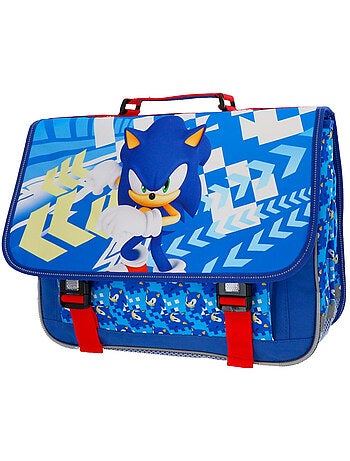 Boekentas Sonic Flash 41 cm van polyester stevig reflecterende stroken