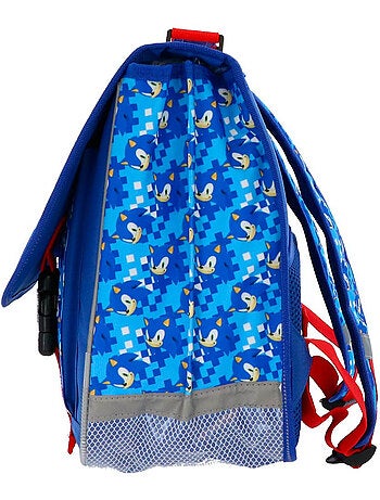 Boekentas Sonic Flash 41 cm van polyester stevig reflecterende stroken