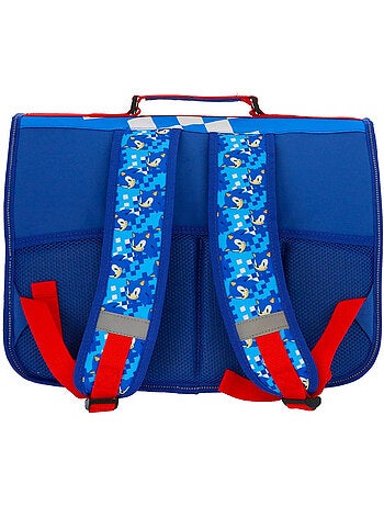 Boekentas Sonic Flash 41 cm van polyester stevig reflecterende stroken
