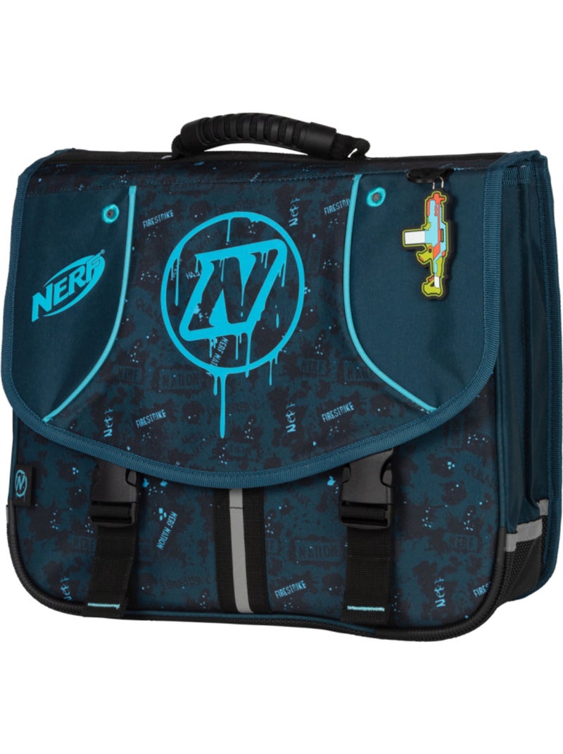 Boekentas – Splash 38 cm – Nerf Blauw - Kiabi