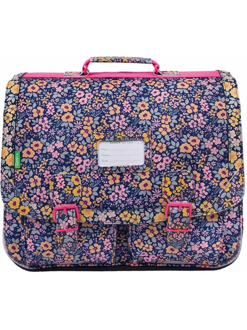 Boekentas Tann's Elena 41 cm motief wax fluo roze 2 vakken - Kiabi Boekentas Tann's Elena 41 cm motief wax fluo roze 2 vakken - Kiabi