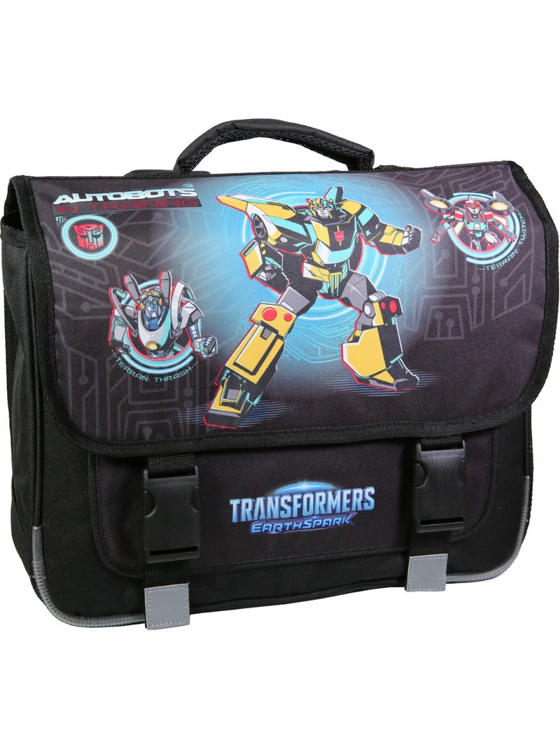 Boekentas – 'Transformers' – EarthSpark 38 cm Zwart - Kiabi
