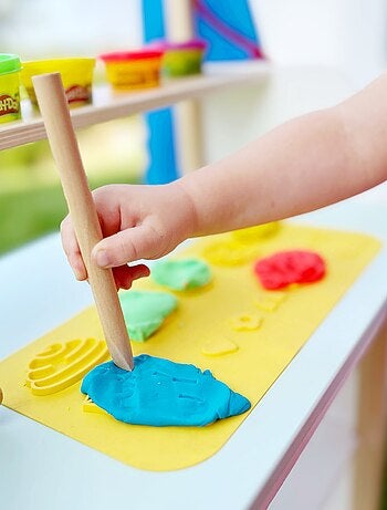 Boetseerklei, 6 potjes + waterdicht schort en accessoires 'Roba x Play-Doh'