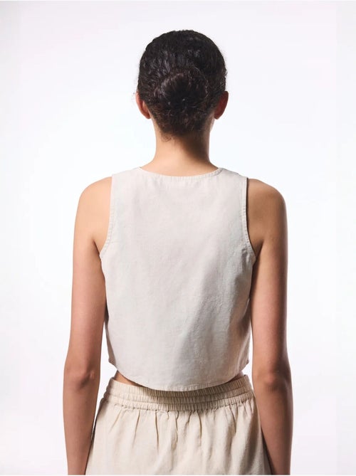 Boho linnen top penti - Kiabi Boho linnen top penti - Kiabi