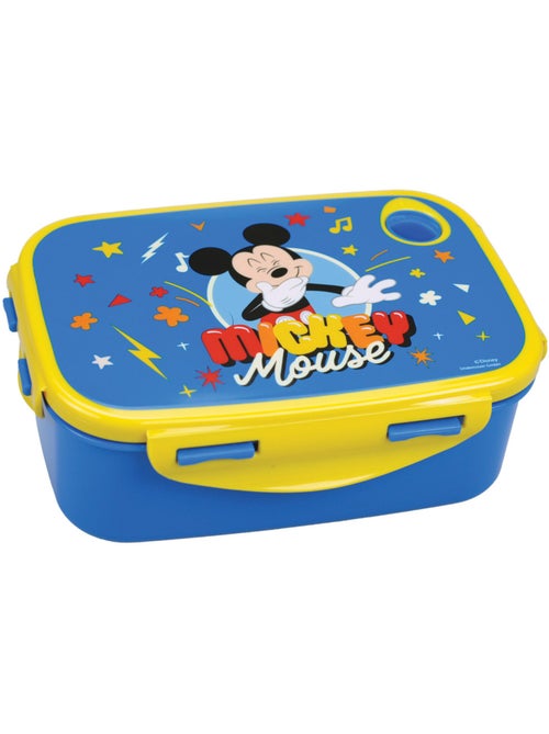 Boîte à goûter 17 cm en PVC 'Mickey Mouse' bleue – Fermeture latérale - Kiabi Boîte à goûter 17 cm en PVC 'Mickey Mouse' bleue – Fermeture latérale - Kiabi