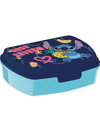 Boîte à goûter à charnière 'Lilo et Stitch' en PVC - 17 cm