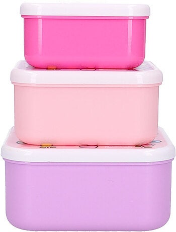 Boîte à goûter – 'Hello Kitty' – Boite goûter Kawai 3 en 1 - 12 CM