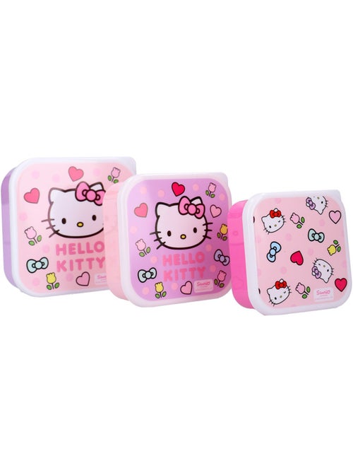 Boîte à goûter – 'Hello Kitty' – Boite goûter Kawai 3 en 1 - 12 CM - Kiabi Boîte à goûter – 'Hello Kitty' – Boite goûter Kawai 3 en 1 - 12 CM - Kiabi