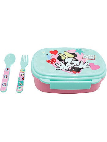 Boîte à goûter – 'Minnie' – Mouse avec Couverts