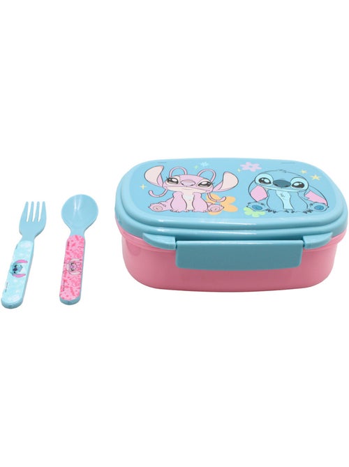 Boîte à goûter – 'Stitch' – Angel avec Couverts - Kiabi Boîte à goûter – 'Stitch' – Angel avec Couverts - Kiabi
