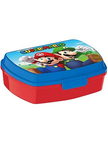 Boîte à lunch 'SUPER MARIO' en PVC à fermeture à encliquetage