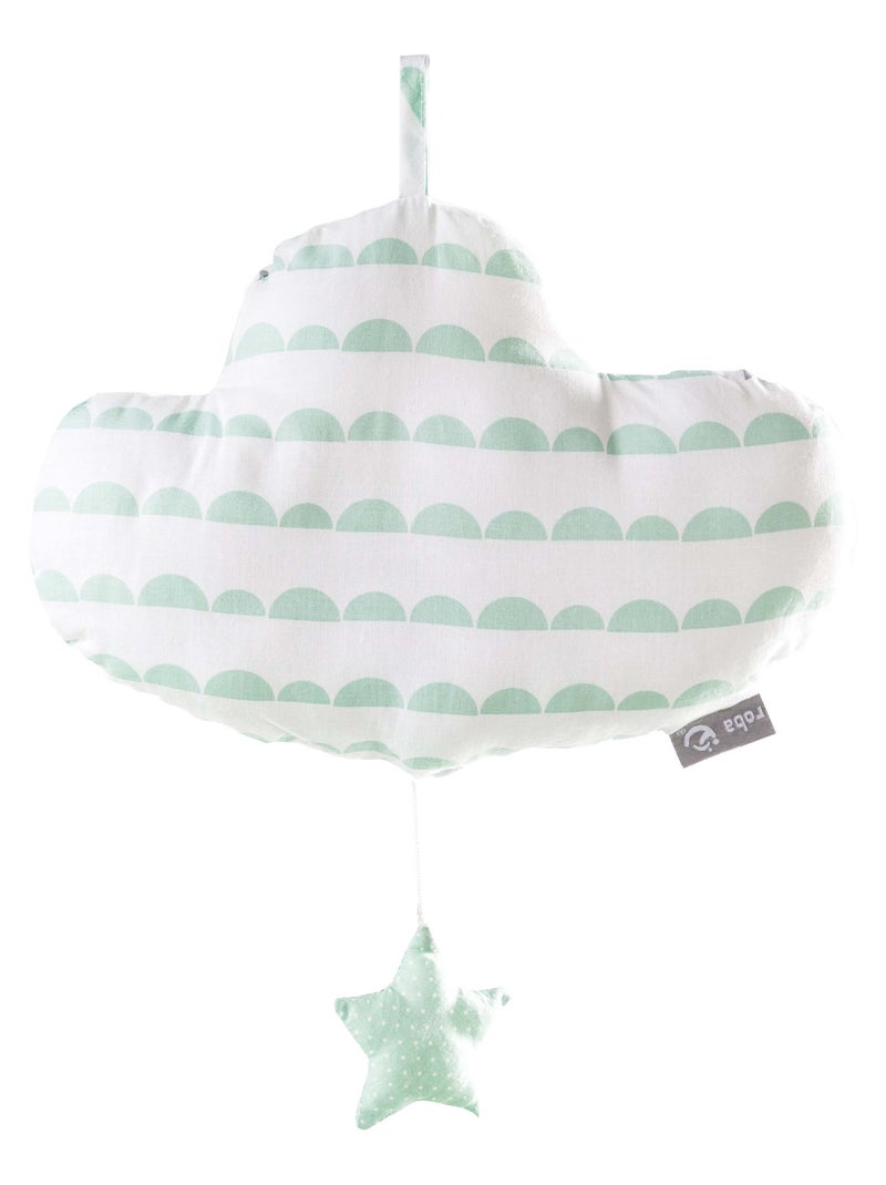 Boîte à musique nuage lavable 'Happy Cloud' ROBA Vert menthe - Kiabi