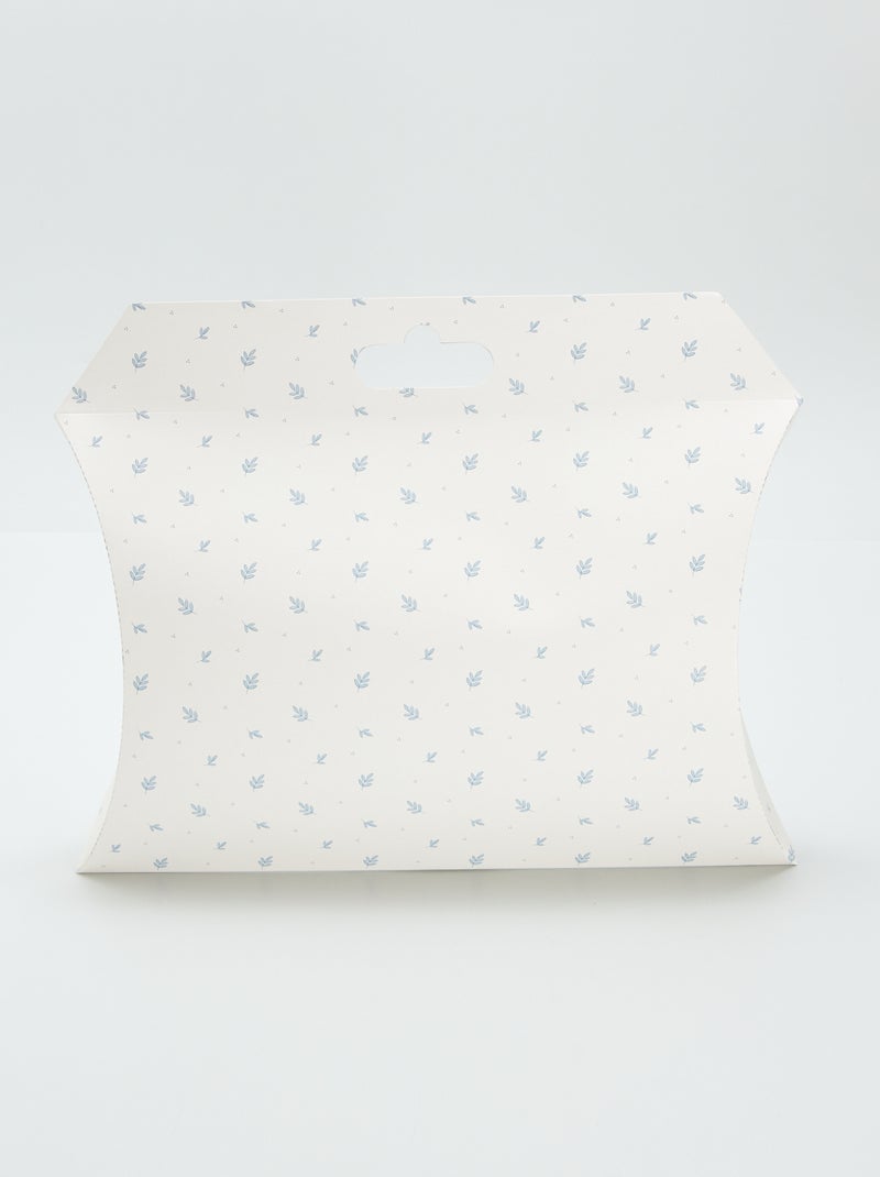 Boite cadeau 'naissance' Blanc Bleu - Kiabi