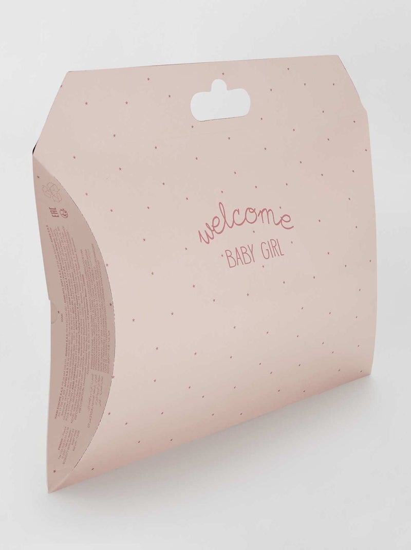 Boite cadeau 'naissance' Rose - Kiabi