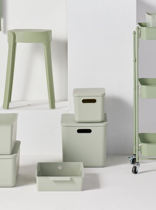 Boite de rangement avec couvercle - Kiabi