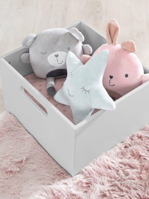 Boîte de rangement en bois pour les jouets ROBA - Kiabi