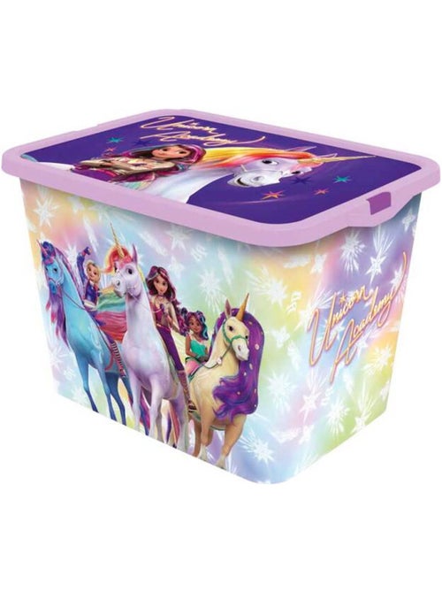 Boîte de rangement jouets 23 L 'L’École des Licornes' – - Kiabi Boîte de rangement jouets 23 L 'L’École des Licornes' – - Kiabi