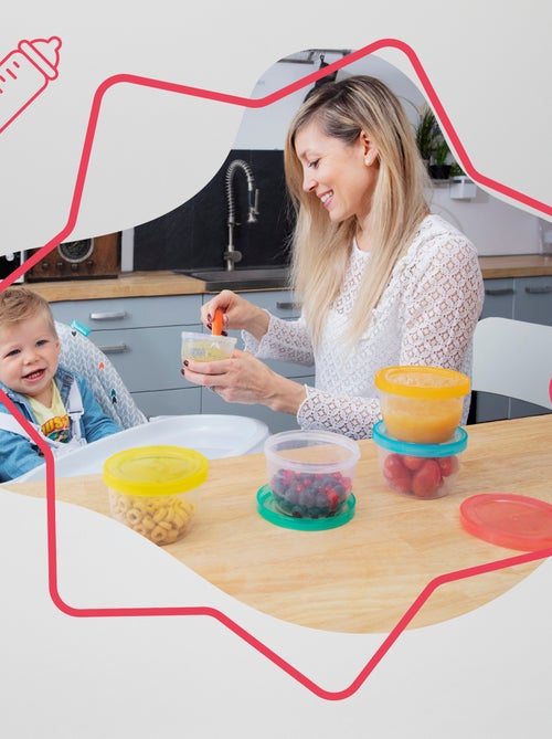 Boîtes de conservations 'Badabulle' - Kiabi