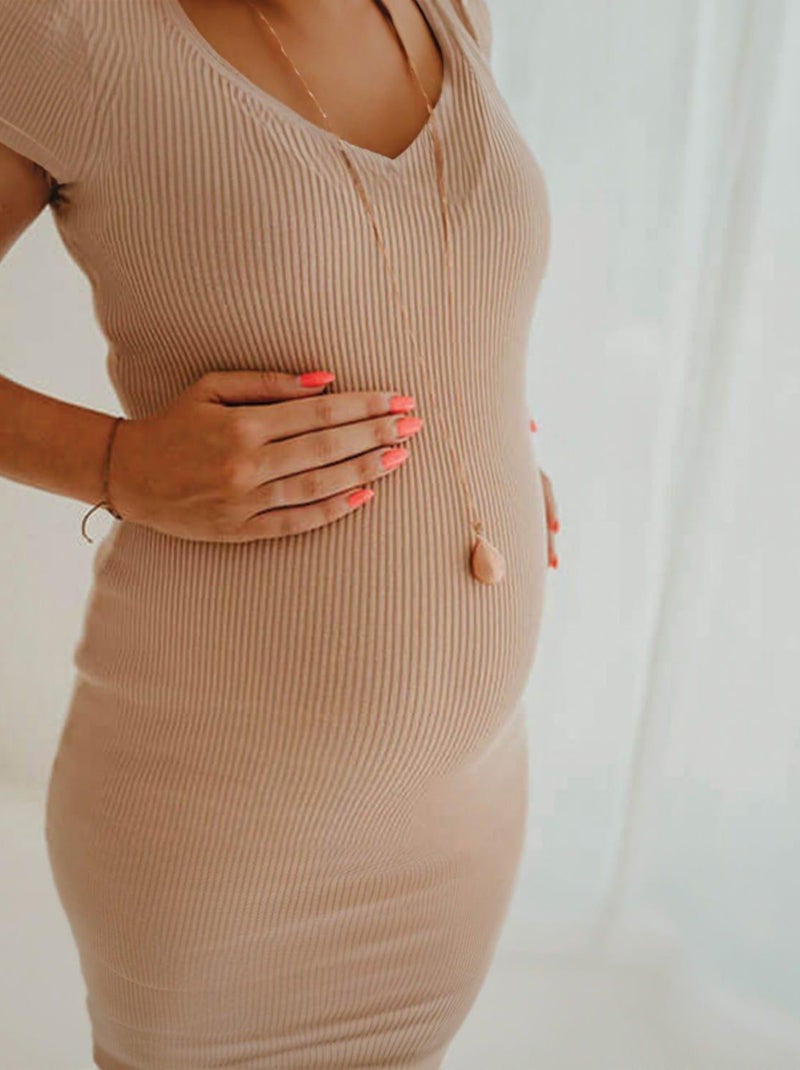 Bola | bola de grossesse collier goutte effet brossé Rose - Kiabi