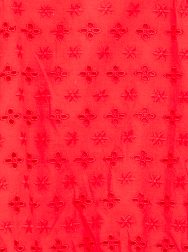 Boljurk met Engelse borduursels Rood - Kiabi