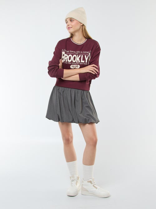 Bollende rok met boxerdetail - Kiabi