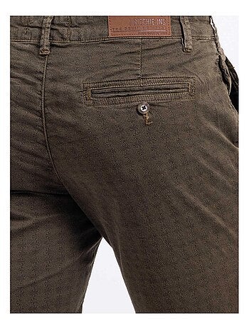 BOLSOU Bermuda shorts met patroon van chino