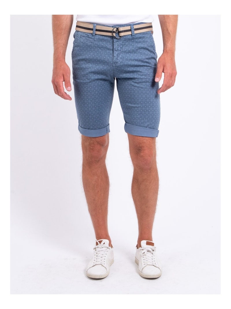 BOLZED chino Bermuda shorts Blauw - Kiabi