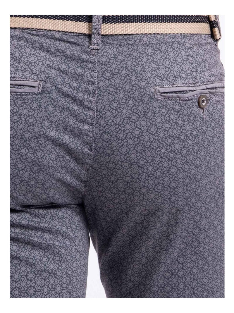 BOLZED chino Bermuda shorts Grijs - Kiabi
