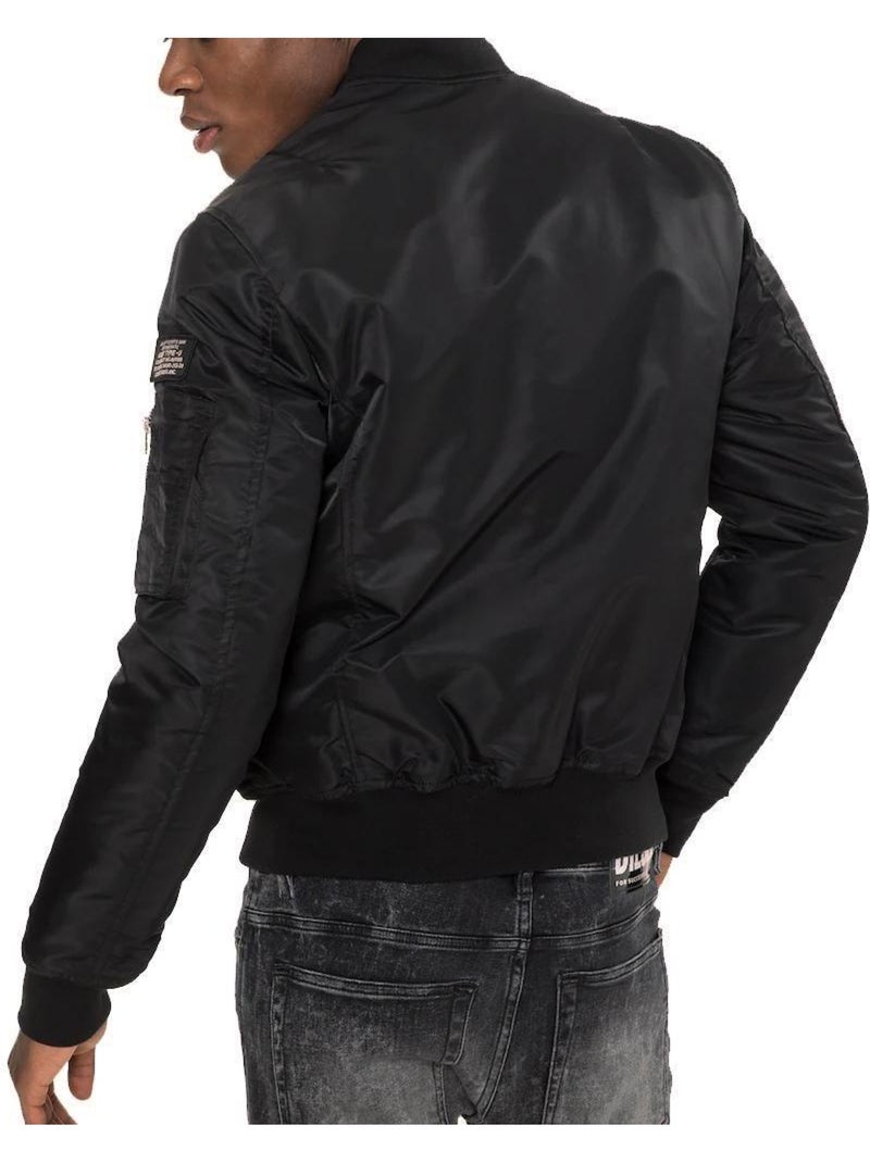 Bomber Homme Schott Noir - Kiabi