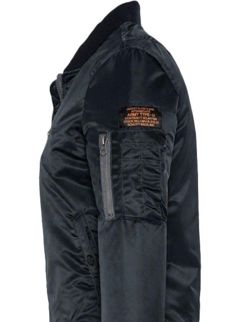 Bomber Homme Schott Noir - Kiabi