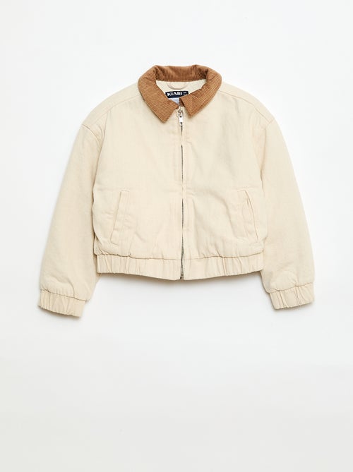 Bomberjack van denim - Kiabi