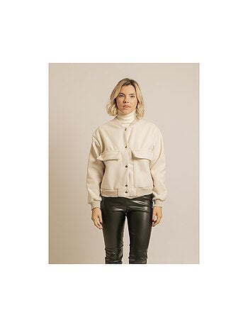 Bombers effet laine ulivia