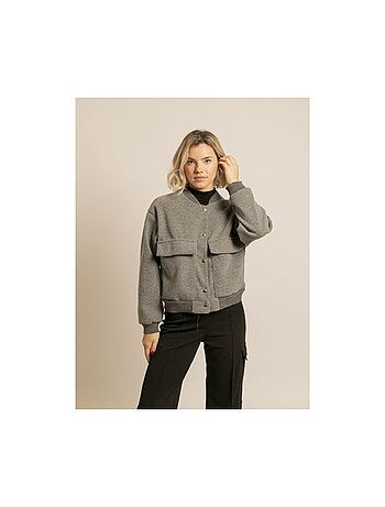 Bombers effet laine ulivia