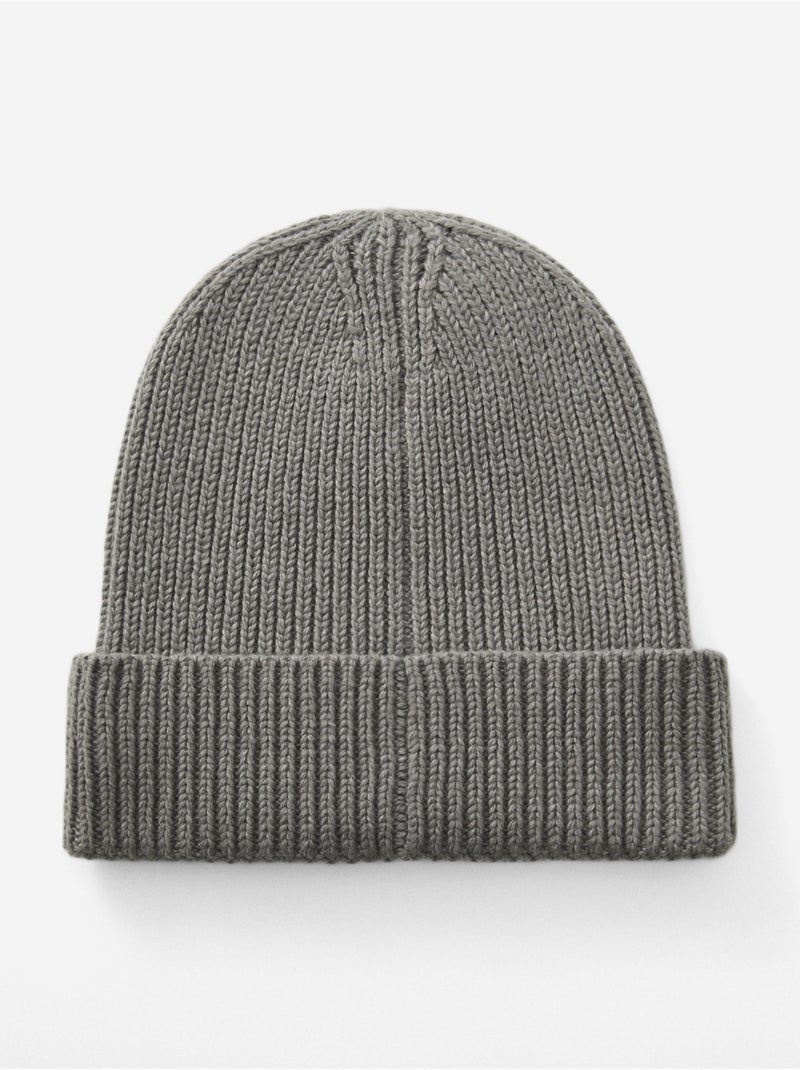 Bonnet à revers - The North Face Gris moyen - Kiabi