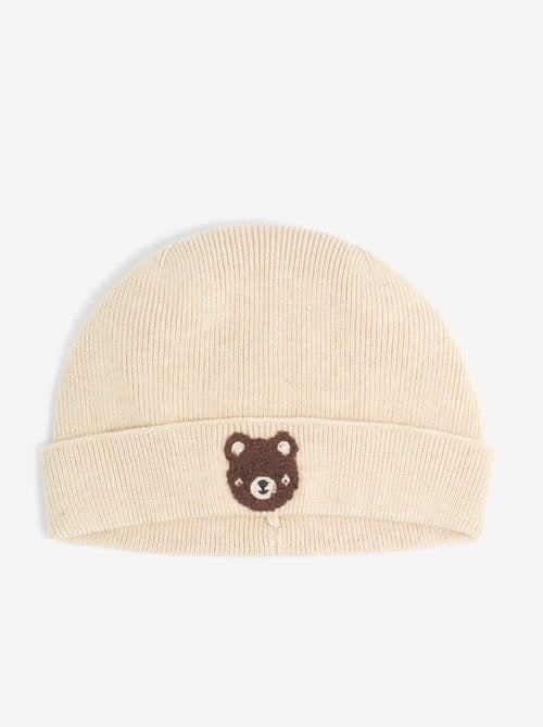 Bonnet avec broderie 'animal' - Kiabi
