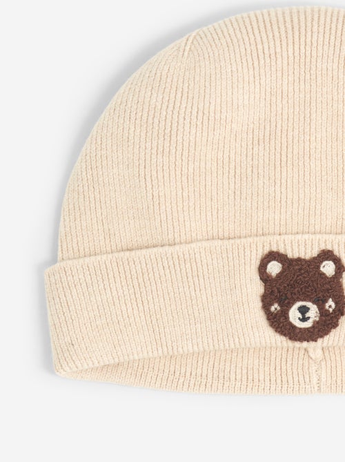 Bonnet avec broderie 'animal' - Kiabi