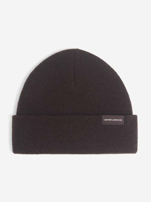 Bonnet avec étiquette devant - Kiabi