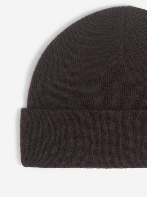 Bonnet avec étiquette devant - Kiabi