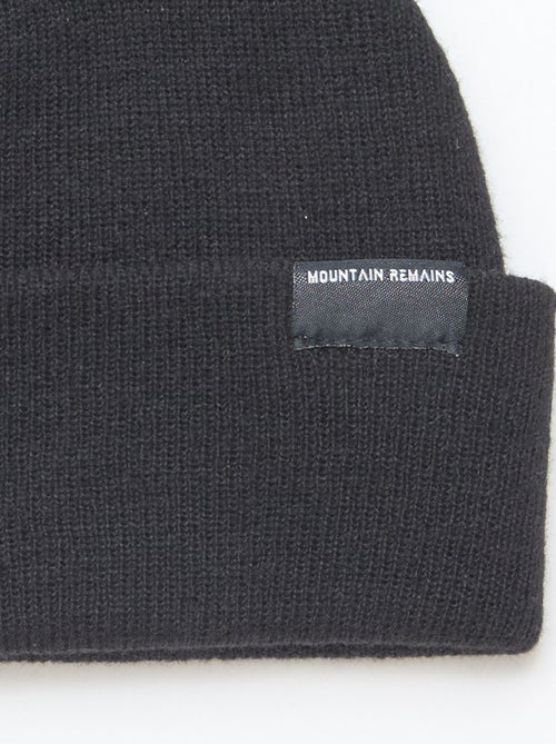 Bonnet avec revers - Kiabi