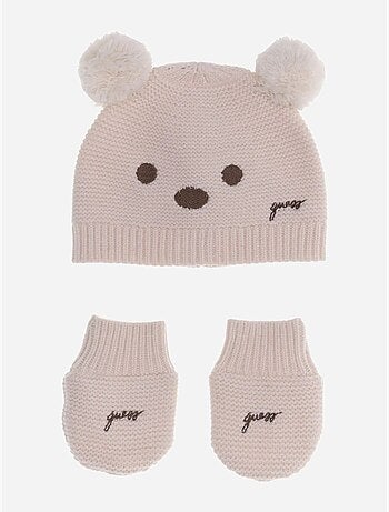 Bonnet bébé 2 pièces - guess kids
