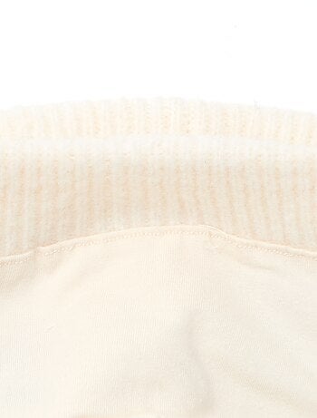 Bonnet brodé en coton