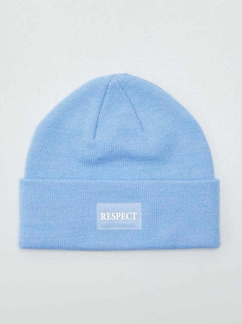 Bonnet classique Bleu - Kiabi