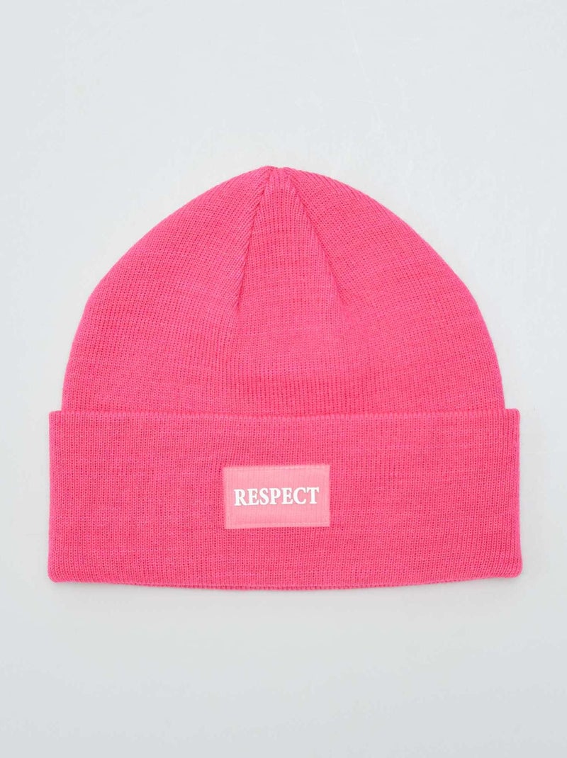 Bonnet classique Rose - Kiabi