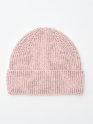 Bonnet côtelé avec revers