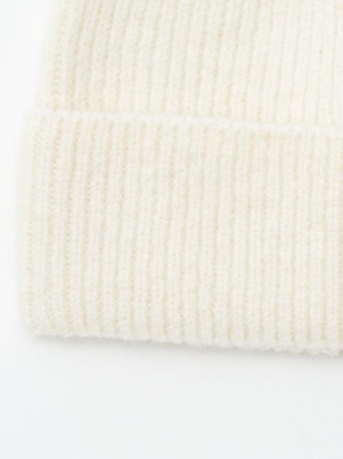 Bonnet côtelé - Kiabi