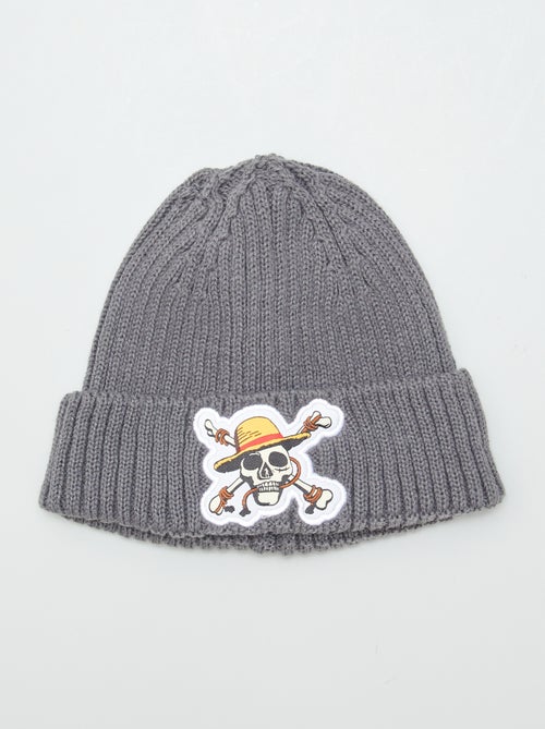 Bonnet côtelé 'One piece' - Kiabi